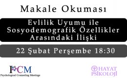 Evlilik Uyumu ve Sosyodemografik Durum